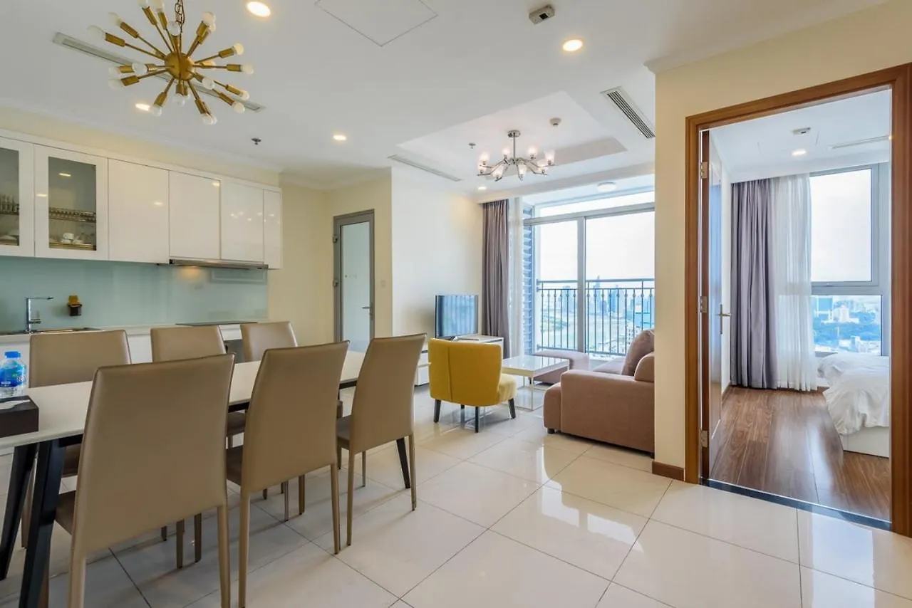 公寓 Can Ho Cho Thue O Vinhome Central Park 胡志明市 越南